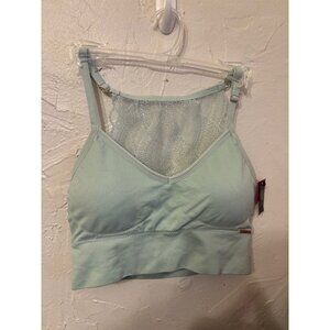 NWT Vince Camuto SZ Medium Seamless Comfort Bra Removable Pads Mint Green